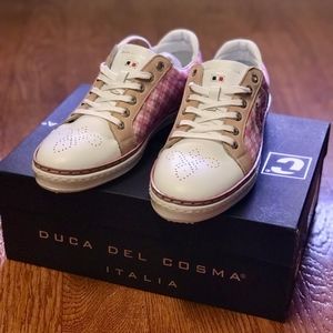 Emerald White/Pink Duca del Cosma Sneakers